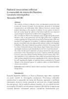 Războiul transnistrean reflectat în manualele de istorie din România. Cercetare istoriografică